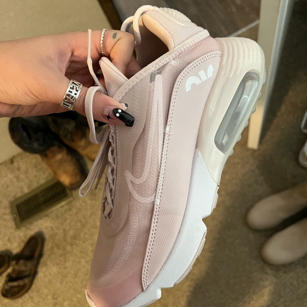 Pink Nike shoes